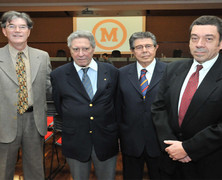 Na foto, a partir da esquerda: Nelson Dupré, Pedro Paulo, Sami Bussab, Antônio Calos Sant'anna.