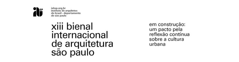 13ª bienal internacional de arquitetura de são paulo