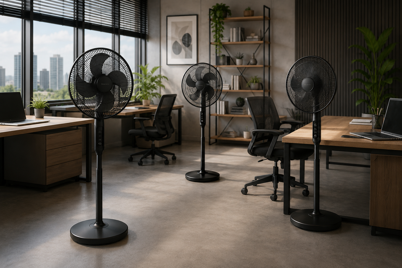 Ventilador de pedestal